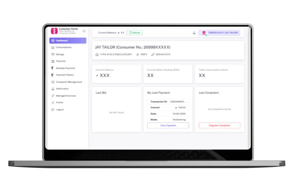 Mobile App Interface